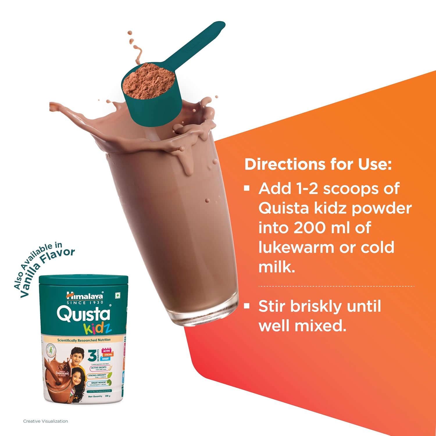 Himalaya Herbal Quista kidz Vanille &amp; Schokoladenpulver 200 g