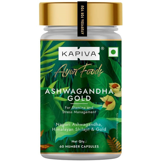 Kapiva Ayurvedic Ashwagandha Gold 60 Capsules