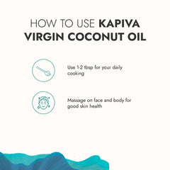 Kapiva Virgin Cold Pressed Coconut Oil 500ml