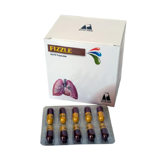 Ayu Labs Ayurvedic Fizzle 500 Capsule & 100 Syrup