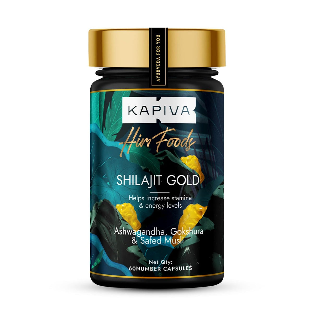 Kapiva Shilajit/Shilajeet Gold 60 Capsules