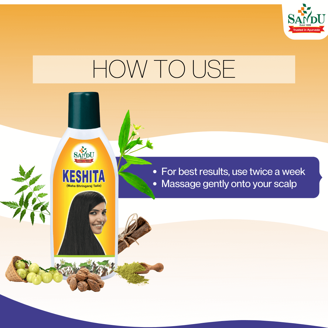 Sandu Ayurvedic Keshita Hair Oil 100ml