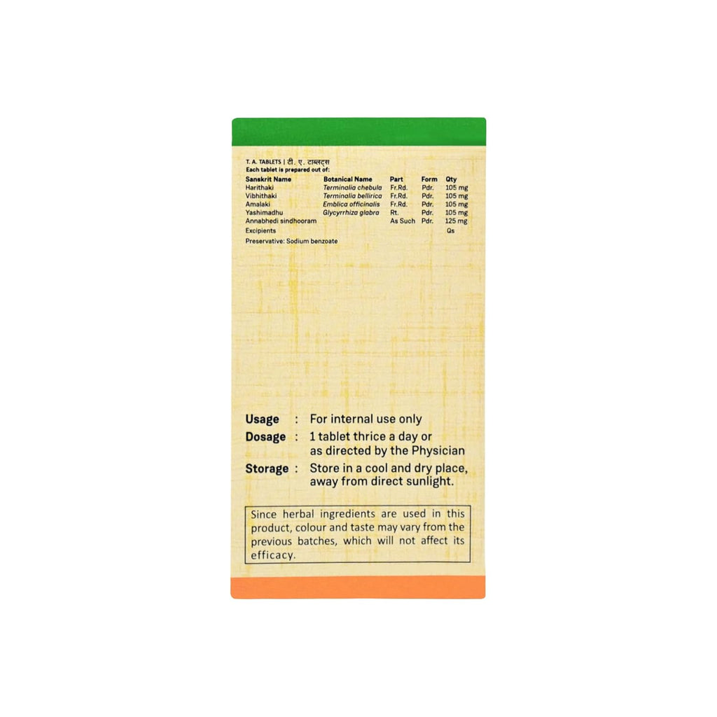 Sitaram Ayurveda TA 60 Tablets