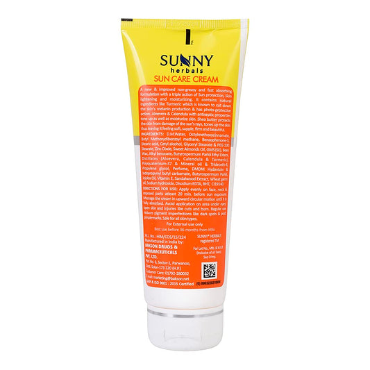 Bakson's Sunny Herbals Sun Care SPF 30, schützt die Haut vor der Sonne, Hautpflegecreme, 100 g