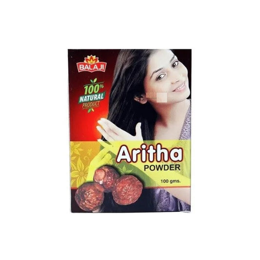 Balaji Ayurvedic Sansthan Aritha Haarschuppen-, Kopfhaut- und Haarausfall-Haarpulver 100 g