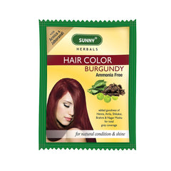 Bakson's Sunny Herbals Hair (Black,Dark Brown,Light Brown & Burgundy) Shine Color