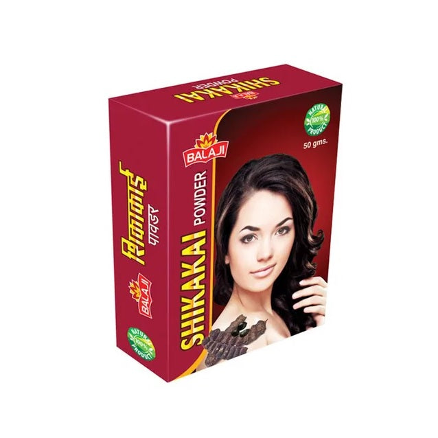 Balaji Ayurvedic Sansthan 100% Natural Shikakai Hair Helps Combat Dandruff Powder 100 G