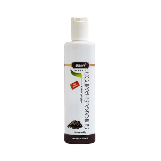 Bakson's Sunny Herbals Shikakai mit Aloe Vera Lustre-n-Silky Haarshampoo