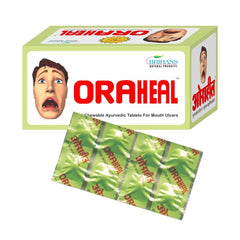 Brihans Natural Ayurvedic Oraheal Mouth Ulcer 8 X 20 Tablets