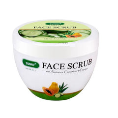 Bakson's Sunny Herbals Face with Aloevera & Papaya Mini Facial Skin Care Face Scrub