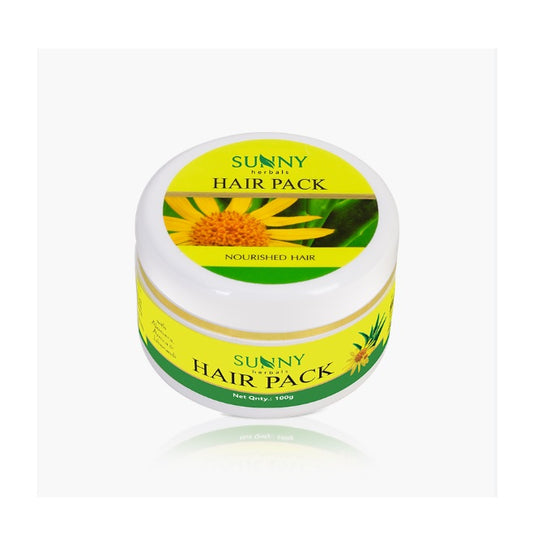 Bakson's Sunny Herbals Hair mit Aloe Vera und Jaborandi, gepflegtes Haarpaket, 100 g