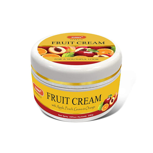 Bakson's Sunny Herbals Fruit mit Apfel und Orange für babyweiche Hautpflegecreme, 100 g