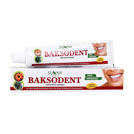 Bakson's Sunny Herbals Baksodent Mundpflege mit antibakterieller Wirkung, Zahnpasta, undurchsichtig, 100 g