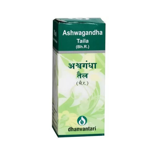 Dhanvantari Ayurvedic Ashwagandha Taila Useful In General Weakness & Aphhrodisiac Oil