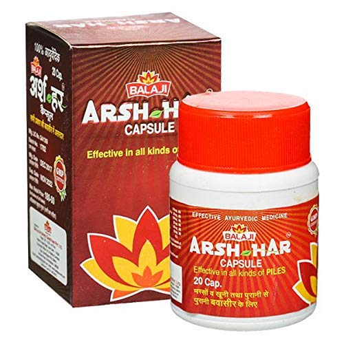 Balaji Ayurvedic Sansthan Ayurvedic Arsh Har For Piles And Fissures Capsules