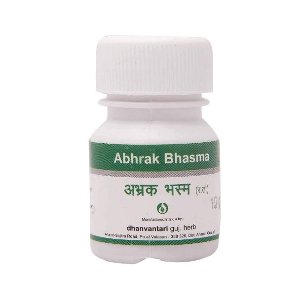 Dhanvantari Ayurvedic Abhrak Bhasma Nützlich bei chronischem Fieber, Husten, Asthmapulver