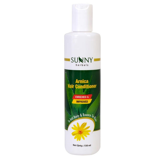 Bakson's Sunny Herbals Arnica mit Arnika, Amla und Henna, um dem Haar mehr Fülle und Sprungkraft zu verleihen, Spülung, 150 ml