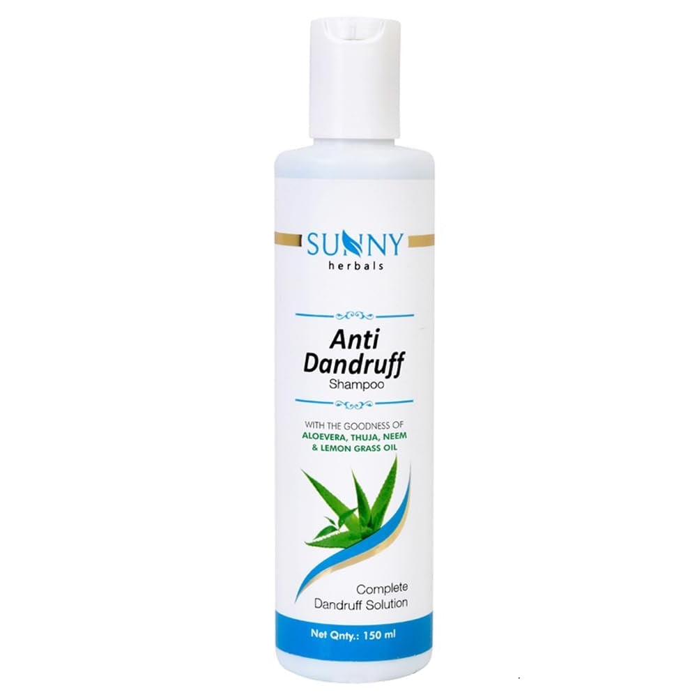 Bakson's Sunny Herbals Anti-Schuppen mit Aloe Vera und Neem Komplettlösung Shampoo 150ml