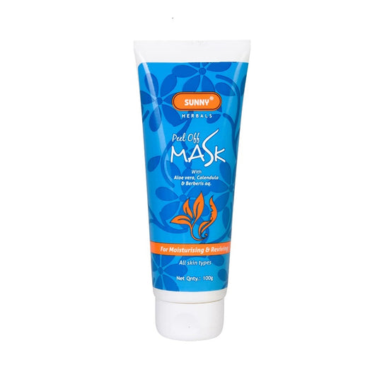 Bakson's Sunny Herbals Peel Off Mask With Aloevera & Berberis For Moisturising & Reviving 100gm