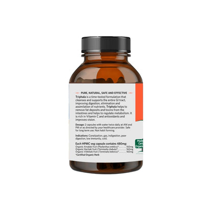 Organic India Triphala Capsule & Powder to Purify Blood & Cure Digestion
