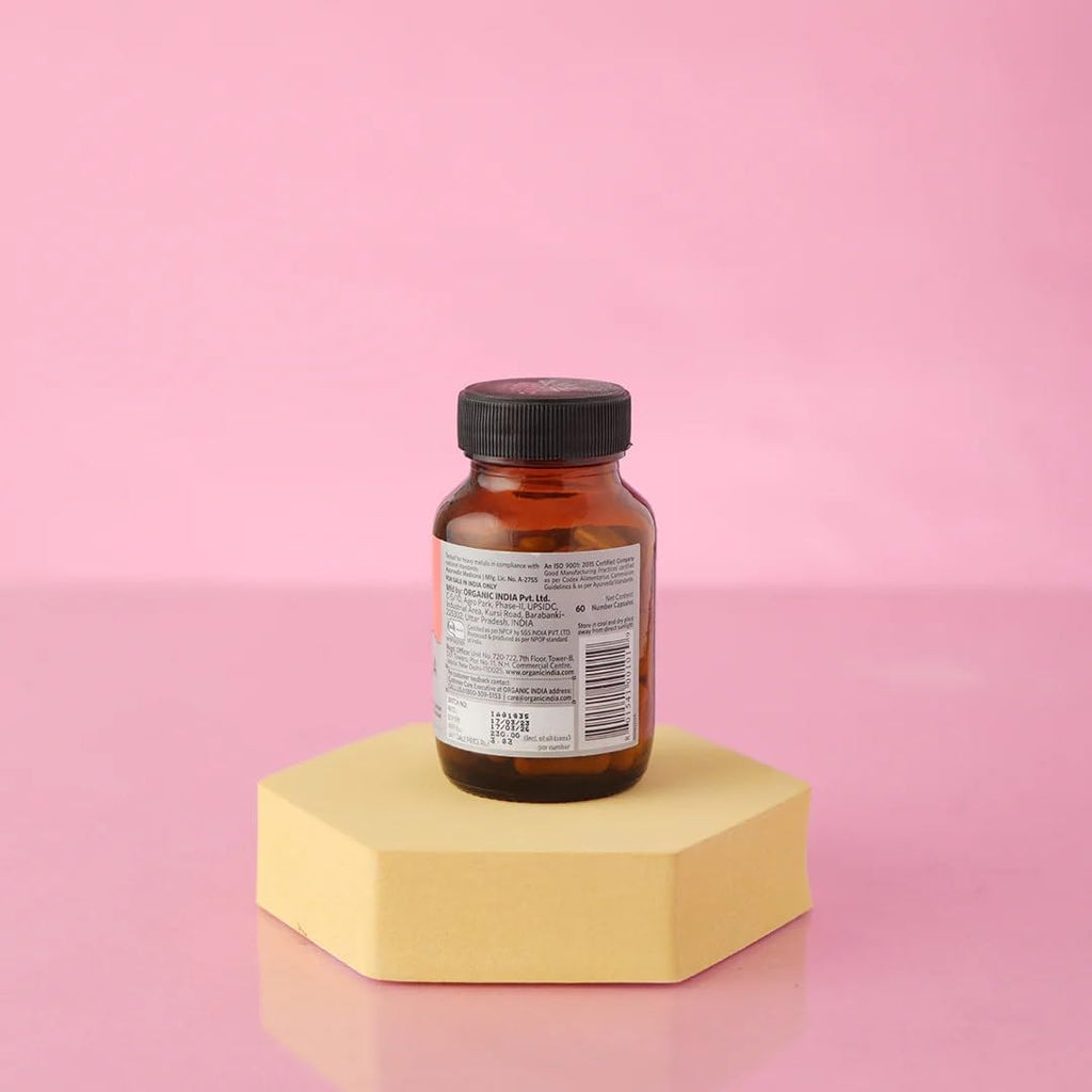 Organic India Ashwagandha for Increased Virility & Reduced Stress Capsules