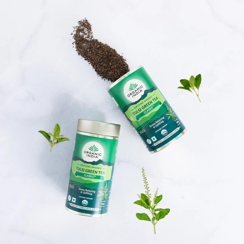 Organic India Tulsi Green Tea Classic