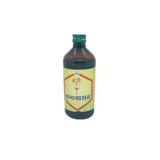 Unjha Ayurvedische Chandanasava-Flüssigkeit 450ml