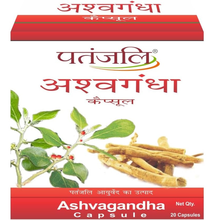 Patanjali Ayurvedisches Ashvagandha 20 Kapseln