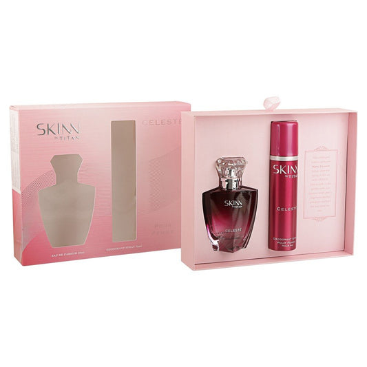 Skinn Celeste Coffret For Women 50ml Perfume Spray + 75ml Deodorant