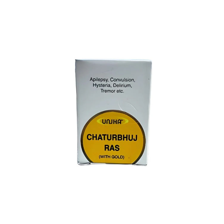 Unjha Ayurvedic Chaturbhuj Ras with Gold (S.Y.) Tablet