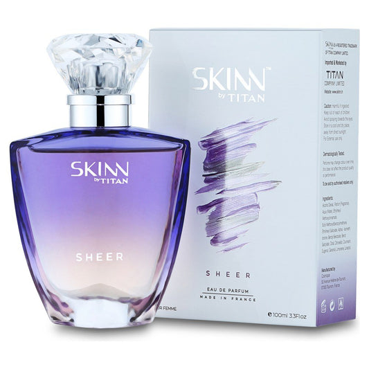 Skinn By Titan Sheer Eau de Parfum für Frauen, EdP-Parfümspray, 20 ml, 50 ml und 100 ml