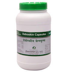 Dhanvantari Ayurvedic Daboskin Useful All Types Skin Disease Capsule & Useful In Ringwarms Scabies and Other Skin Disease Oil
