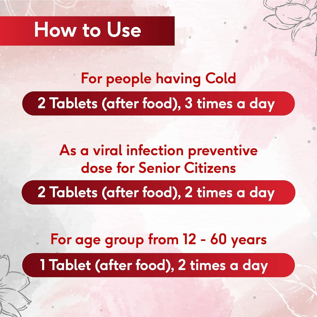 Sri Sri Tattva Ayurvedic Kabasura Kudineer 500mg 60 Tabletten