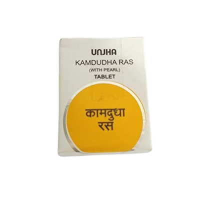 Unjha Ayurvedic Kamdudha Ras (M.Y) Acidity Relief Tablets