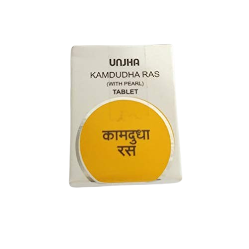 Unjha Ayurvedic Kamdudha Ras (MY) Tabletten zur Linderung von Säure