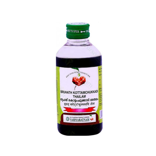 Vaidyaratnam Ayurvedisches Brihath Kottamchukkadi Thailam-Öl 200 ml