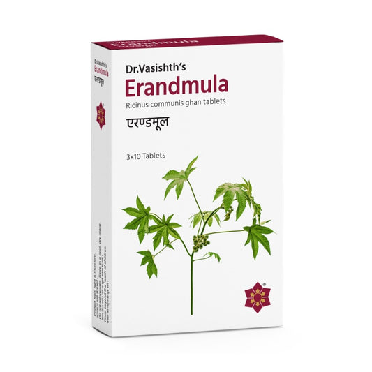 Dr.Vasishths ayurvedische Erandmula 3 x 10 Tabletten