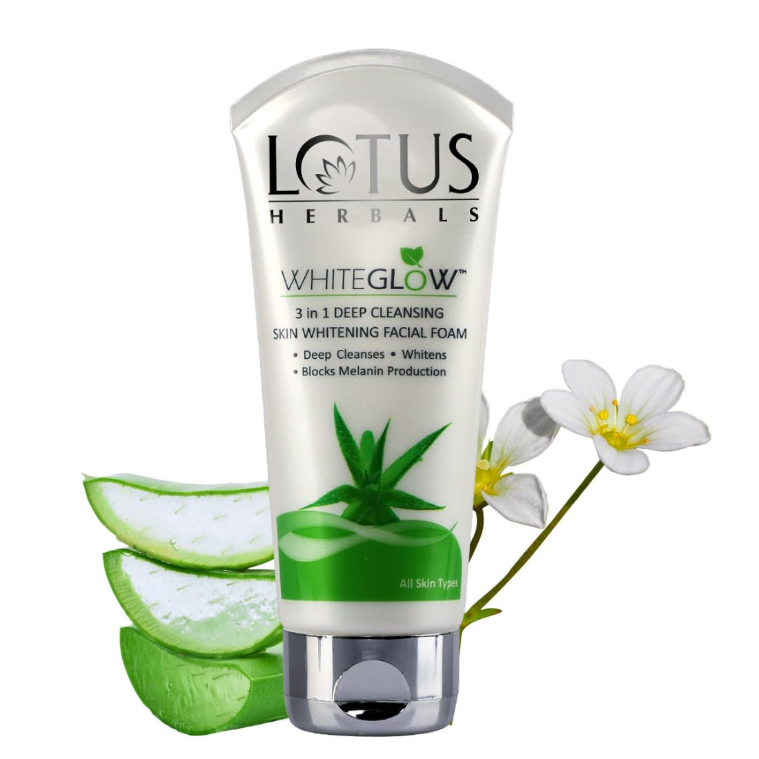 Lotus Herbals White Glow 3 In 1 Deep Cleansing,Advance Pink Glow & Vitamin C Face Wash