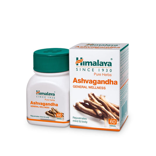 Himalaya General Wellness Herbal Ayurvedic Ashvagandha 60 Tablets