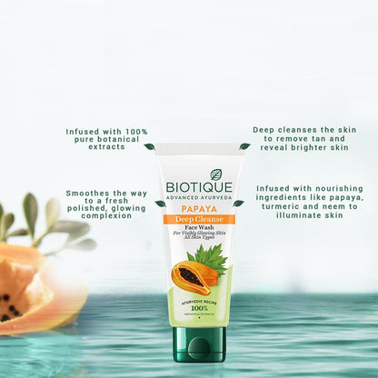 Biotique Papaya Deep Cleanse,Honey Gel