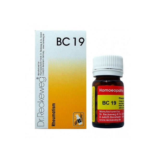 Dr Reckeweg Homoeopathy Rheumatism Bio Combination 19 (BC 19) 20gm Tablet