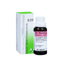 Dr Reckeweg Homoeopathy R39 Affections Of The Abdomen Left Side Drops 22 ml