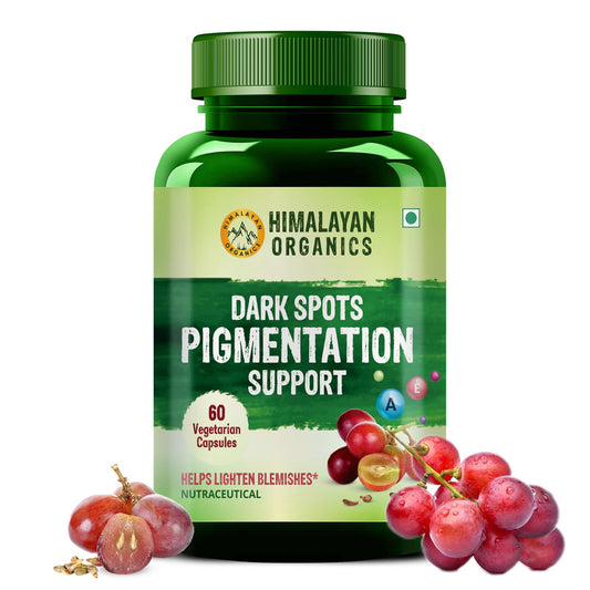 Himalayan Organics Dark Spots Pigmentation Support Vegetarian 60 Capsules