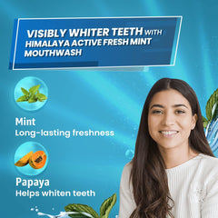 Himalaya Active Fresh Mint Mouthwash 215ml