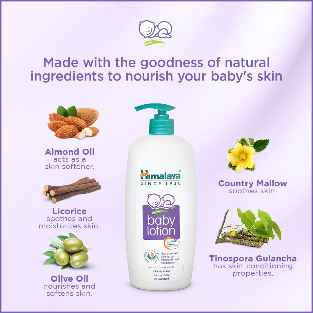 Himalaya Herbal Ayurvedic Baby Care A Natural Moisturizer Lotion