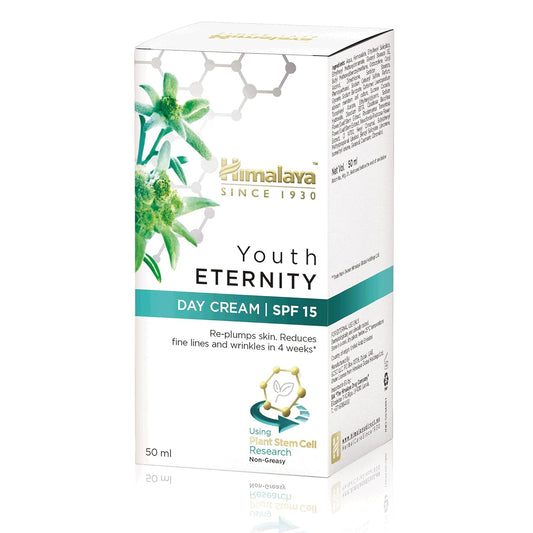 Himalaya Herbal Ayurvedic Personal Care Youth Eternity Für jugendliche Ausstrahlung, Tagescreme für jeden Tag, 50 ml