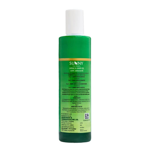 Bakson's Sunny Herbals Arnica With Jaborandi Restores Health & Vitality To Hair Hair Oil