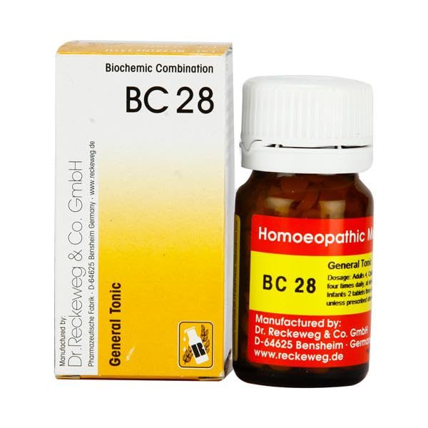 Dr Reckeweg Homoeopathy General Tonic Bio Combination 28 (BC 28) 20gm Tablet