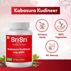 Sri Sri Tattva Ayurvedic Kabasura Kudineer 500mg 60 Tablet