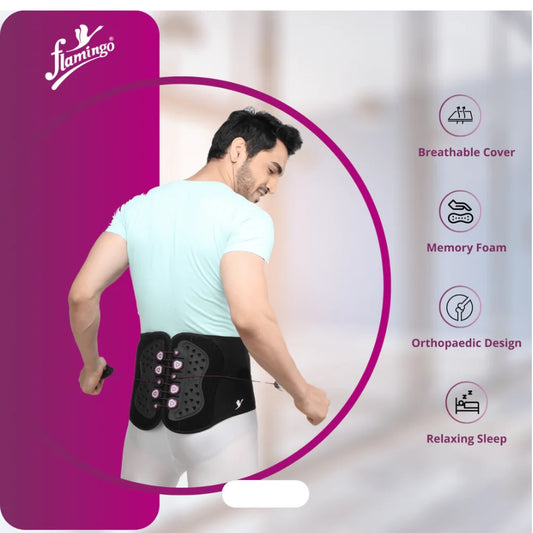 Flamingo Health Orthopädischer Lacepull-Rückengürtel, Unisex, Code 2454